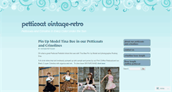 Desktop Screenshot of petticoat-retrovintage.com