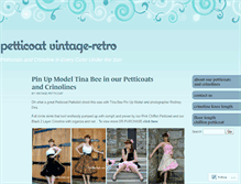 Tablet Screenshot of petticoat-retrovintage.com